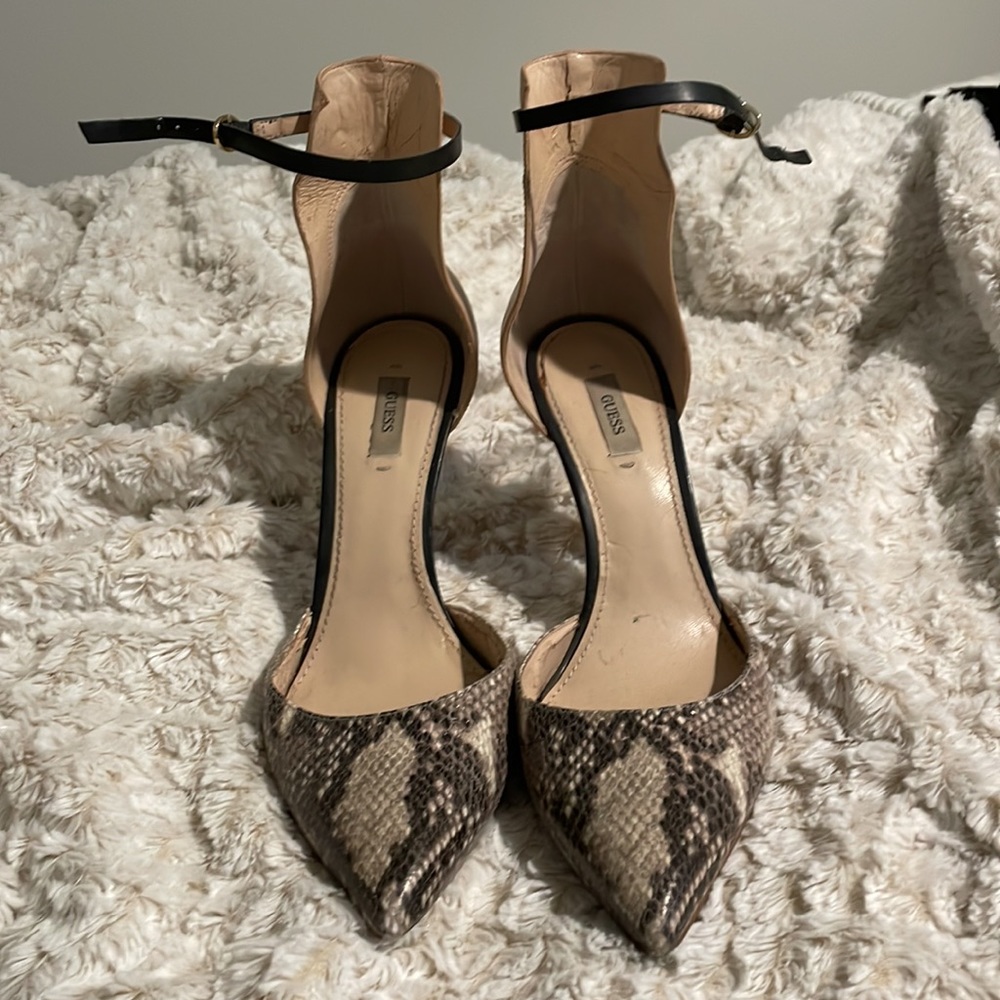 Tan/python heels - Picture 3 of 4